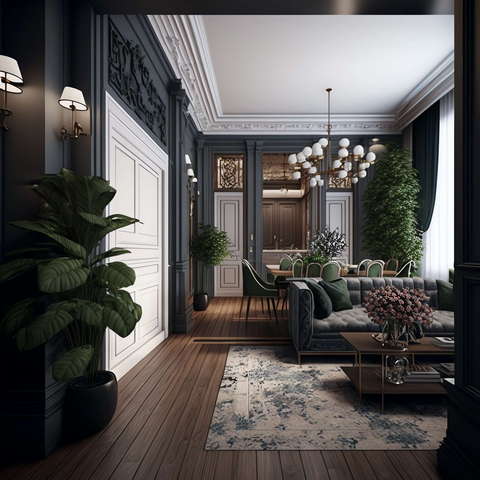 欧式客厅Midjourney灵感图库-_设计智库－全球设计案例智能库_OJBKAI.COM-全球设计案例智能库_OJBKAI.COM设计智库