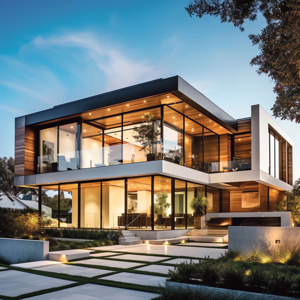 现代风格别墅Midjourney灵感图库-_设计智库－全球设计案例智能库_OJBKAI.COM-全球设计案例智能库_OJBKAI.COM设计智库