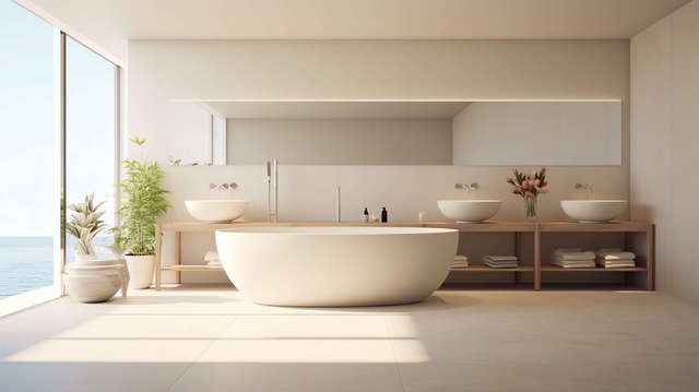 现代风格卫浴Midjourney灵感图库-_设计智库－全球设计案例智能库_OJBKAI.COM-全球设计案例智能库_OJBKAI.COM设计智库