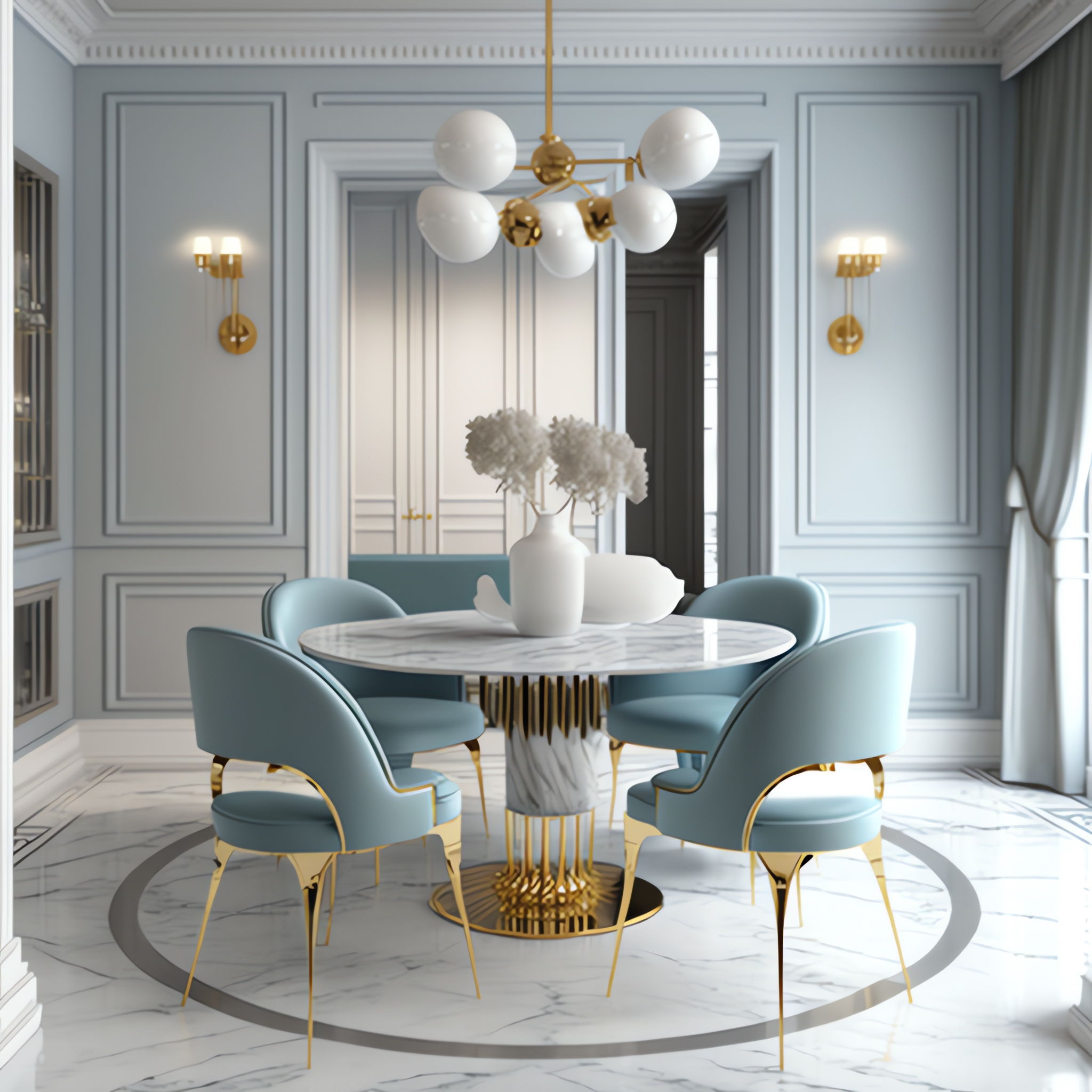 图片[11]-全球设计案例智能库_OJBKAI.COM轻奢简欧客餐厅_Midjourney灵感图库-全球设计案例智能库_OJBKAI.COM设计智库