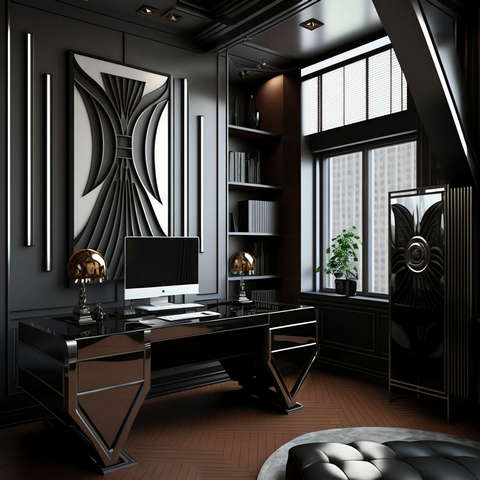 图片[6]-全球设计案例智能库_OJBKAI.COM金属质感豪华书房Midjourney灵感图库-_设计智库－全球设计案例智能库_OJBKAI.COM-全球设计案例智能库_OJBKAI.COM设计智库