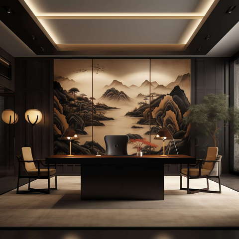 图片[10]-全球设计案例智能库_OJBKAI.COM新中式书房Midjourney灵感图库-_设计智库－全球设计案例智能库_OJBKAI.COM-全球设计案例智能库_OJBKAI.COM设计智库