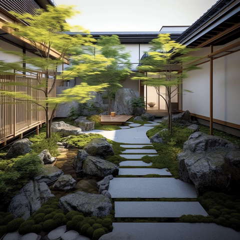 图片[2]-全球设计案例智能库_OJBKAI.COM现代新中式庭院Midjourney灵感图库-_设计智库－全球设计案例智能库_OJBKAI.COM-全球设计案例智能库_OJBKAI.COM设计智库