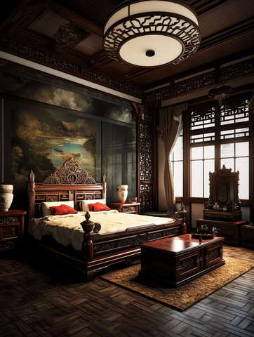 图片[3]-全球设计案例智能库_OJBKAI.COM中式卧室Midjourney灵感图库-_设计智库－全球设计案例智能库_OJBKAI.COM-全球设计案例智能库_OJBKAI.COM设计智库