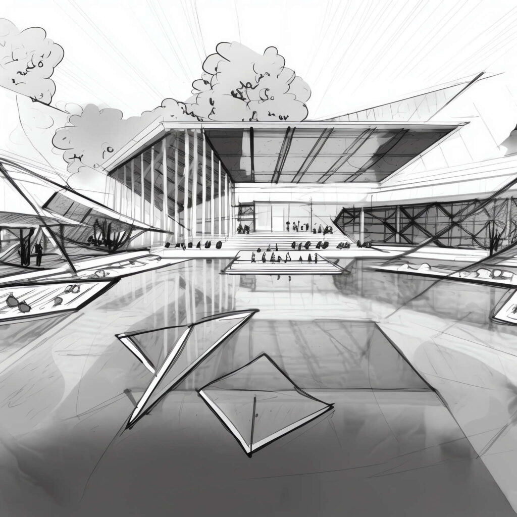 图片[22]-全球设计案例智能库_OJBKAI.COM现代建筑草图Midjourney灵感图库-名师联智库－全球设计案例智能库名师联素材平台-全球设计案例智能库_OJBKAI.COM设计智库