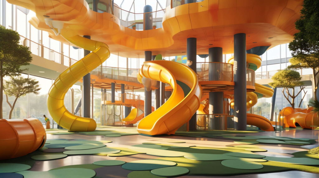 图片[5]-全球设计案例智能库_OJBKAI.COM室内儿童游乐园Midjourney灵感图库-_设计智库－全球设计案例智能库_OJBKAI.COM-全球设计案例智能库_OJBKAI.COM设计智库