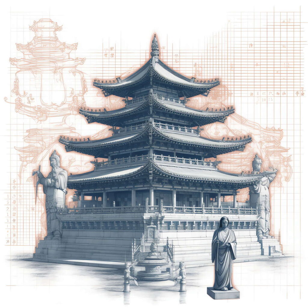 图片[11]-全球设计案例智能库_OJBKAI.COM中国古建草图Midjourney灵感图库-名师联智库－全球设计案例智能库名师联素材平台-全球设计案例智能库_OJBKAI.COM设计智库