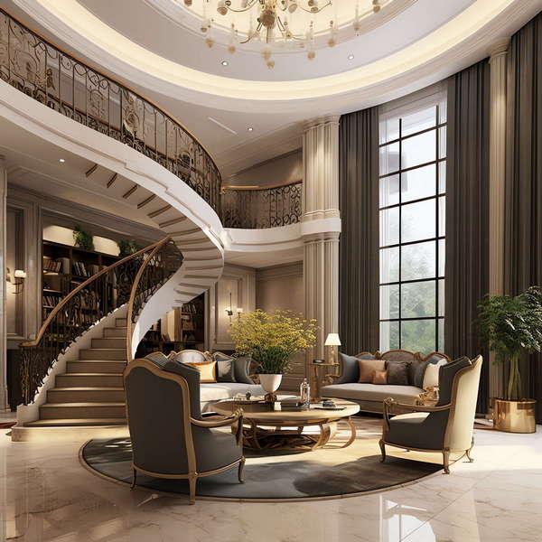 图片[15]-全球设计案例智能库_OJBKAI.COM别墅庄园新古典楼梯Midjourney灵感图库-_设计智库－全球设计案例智能库_OJBKAI.COM-全球设计案例智能库_OJBKAI.COM设计智库