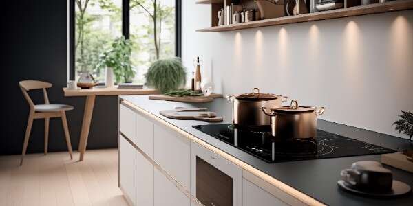 住宅开放式厨房中岛吧台_Midjourney灵感图库234P-全球设计案例智能库_OJBKAI.COM设计智库