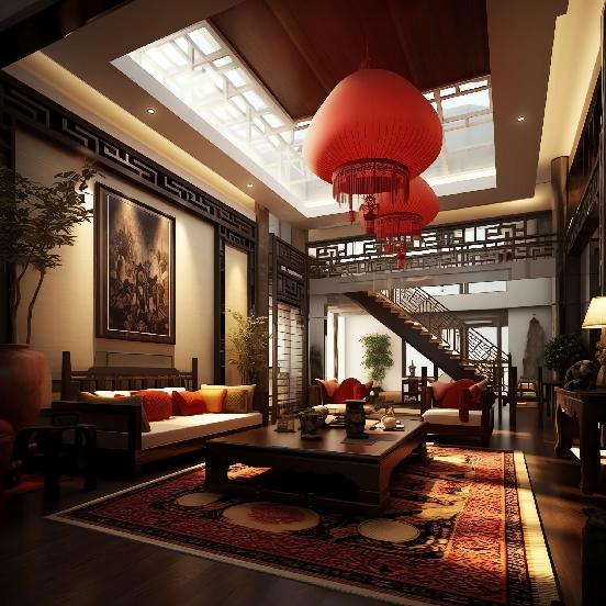图片[48]-全球设计案例智能库_OJBKAI.COM别墅中式客厅Midjourney灵感图库-_设计智库－全球设计案例智能库_OJBKAI.COM-全球设计案例智能库_OJBKAI.COM设计智库