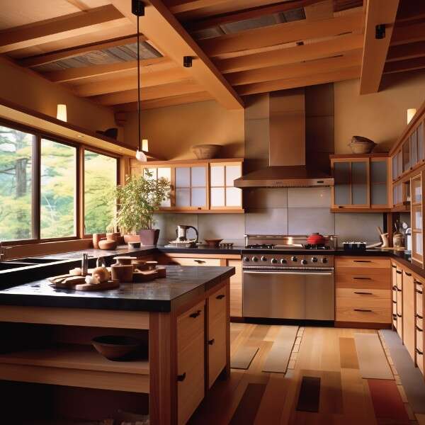 图片[158]-全球设计案例智能库_OJBKAI.COM原木开放厨房中岛吧台_Midjourney灵感图库220P-全球设计案例智能库_OJBKAI.COM设计智库