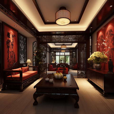 图片[47]-全球设计案例智能库_OJBKAI.COM住宅中式客厅Midjourney灵感图库-_设计智库－全球设计案例智能库_OJBKAI.COM-全球设计案例智能库_OJBKAI.COM设计智库