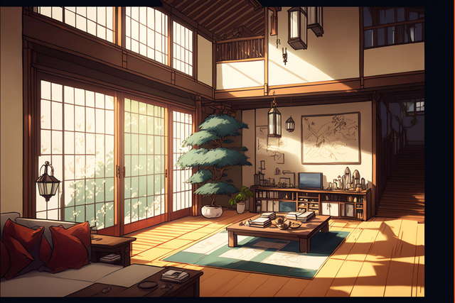 榻榻米2_Midjourney灵感图库-设计智库－全球设计案例智能库_OJBKAI.COM-全球设计案例智能库_OJBKAI.COM设计智库