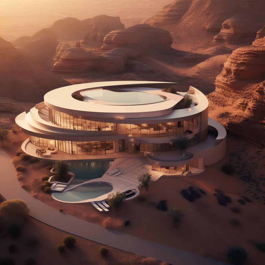 图片[4]-全球设计案例智能库_OJBKAI.COM别墅建筑外观未来科技感Midjourney灵感图库-_设计智库－全球设计案例智能库_OJBKAI.COM-全球设计案例智能库_OJBKAI.COM设计智库