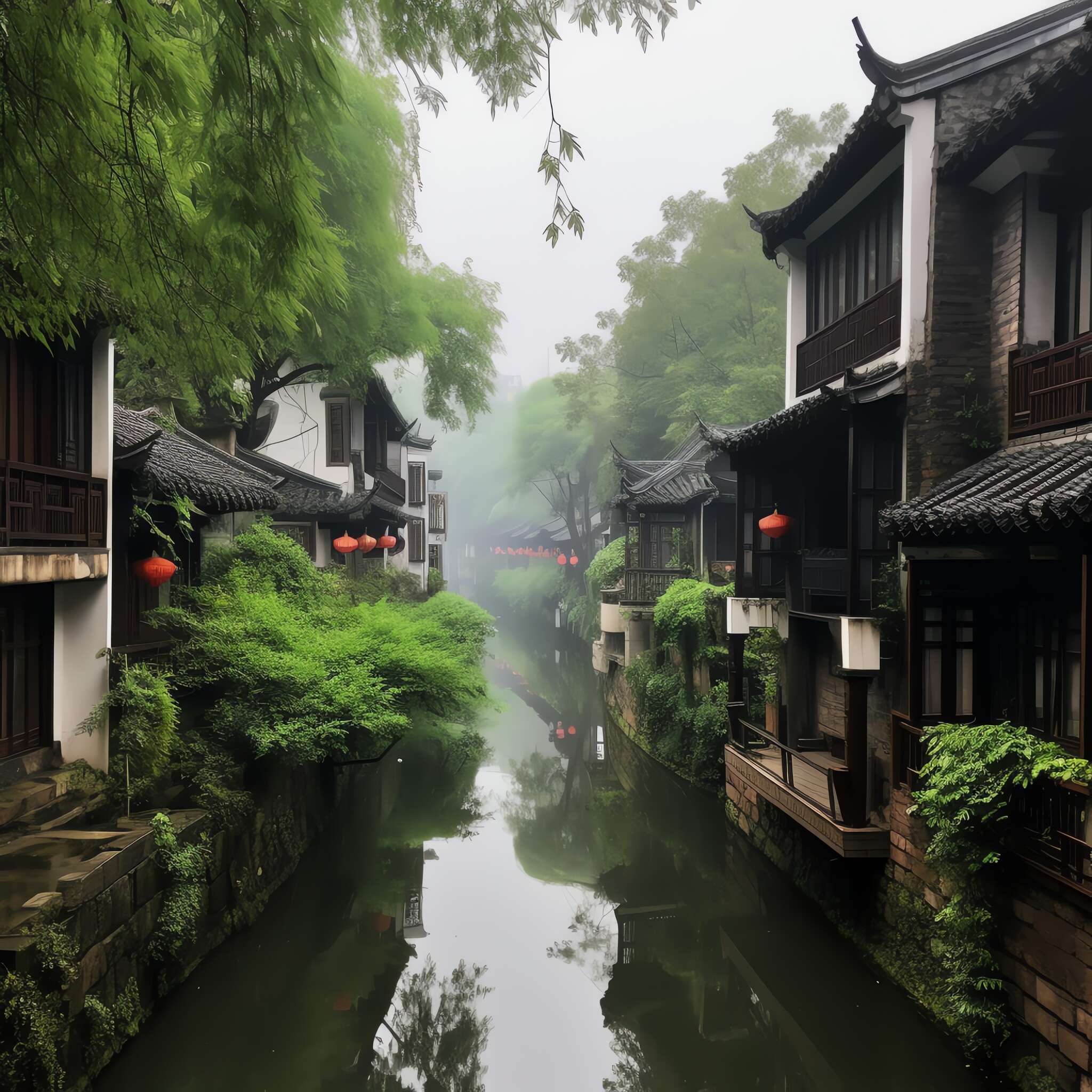 图片[7]-全球设计案例智能库_OJBKAI.COM意境江南小镇Midjourney灵感图库-_设计智库－全球设计案例智能库_OJBKAI.COM-全球设计案例智能库_OJBKAI.COM设计智库