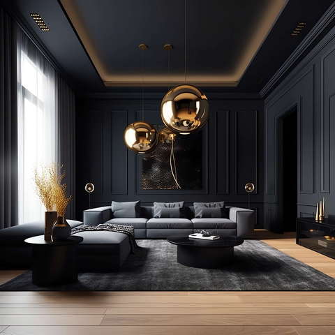 奢华客厅Midjourney灵感图库-_设计智库－全球设计案例智能库_OJBKAI.COM-全球设计案例智能库_OJBKAI.COM设计智库