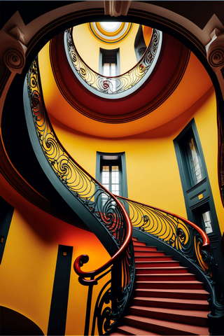 图片[42]-全球设计案例智能库_OJBKAI.COM复古旋转楼梯-5_Midjourney灵感图库-设计智库－全球设计案例智能库_OJBKAI.COM-全球设计案例智能库_OJBKAI.COM设计智库