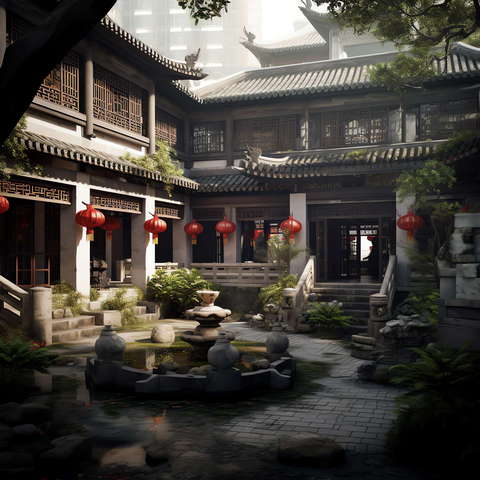 图片[32]-全球设计案例智能库_OJBKAI.COM中式四合院Midjourney灵感图库-_设计智库－全球设计案例智能库_OJBKAI.COM-全球设计案例智能库_OJBKAI.COM设计智库
