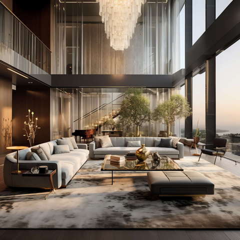 图片[36]-全球设计案例智能库_OJBKAI.COM现代挑高客厅_Midjourney灵感图库673p-全球设计案例智能库_OJBKAI.COM设计智库