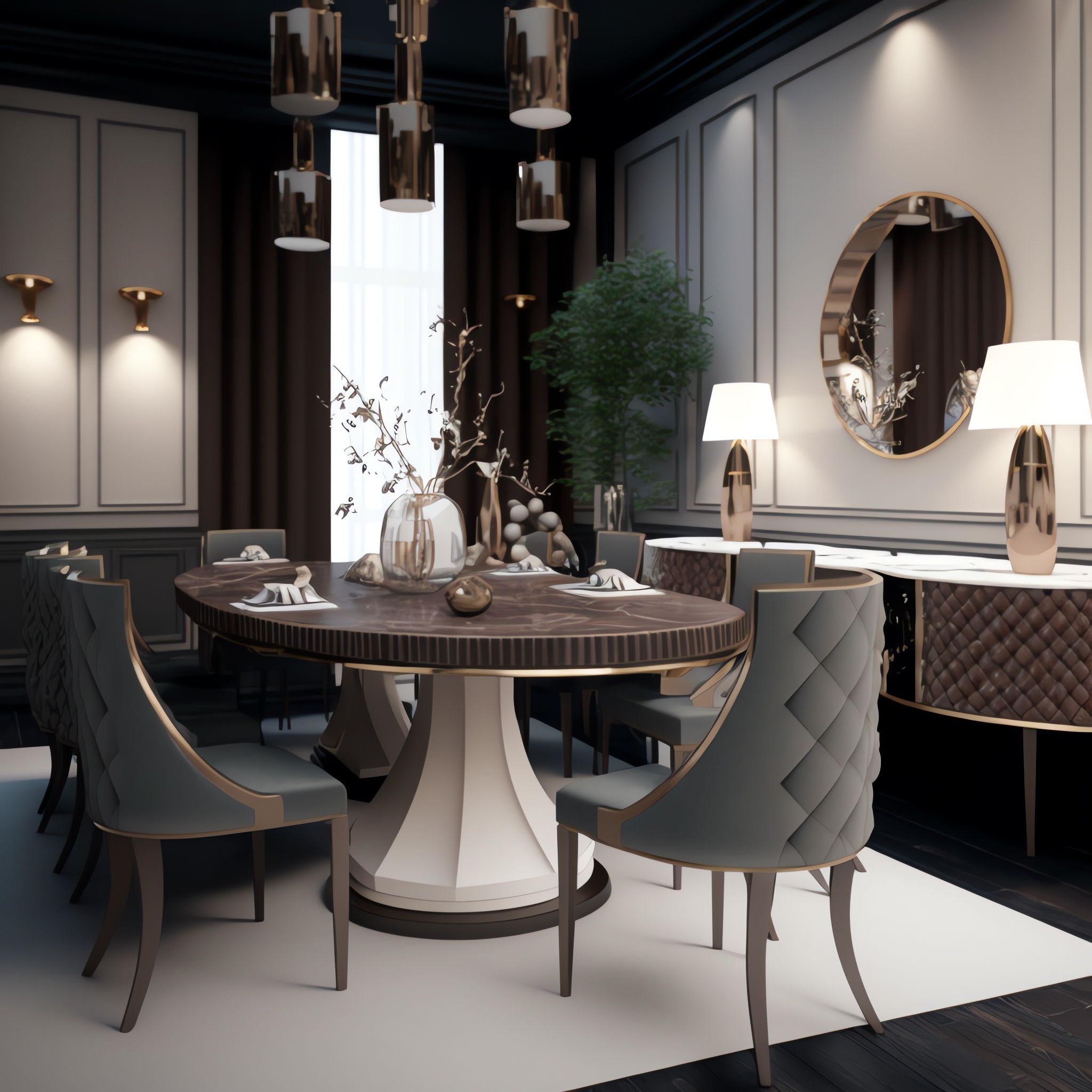 图片[34]-全球设计案例智能库_OJBKAI.COM轻奢简欧客餐厅_Midjourney灵感图库-全球设计案例智能库_OJBKAI.COM设计智库
