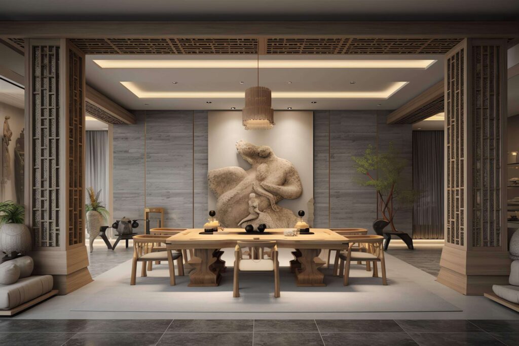 图片[20]-全球设计案例智能库_OJBKAI.COM别墅中式禅意茶室Midjourney灵感图库-_设计智库－全球设计案例智能库_OJBKAI.COM-全球设计案例智能库_OJBKAI.COM设计智库