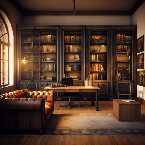 图片[57]-全球设计案例智能库_OJBKAI.COM工业风格书房Midjourney灵感图库-_设计智库－全球设计案例智能库_OJBKAI.COM-全球设计案例智能库_OJBKAI.COM设计智库