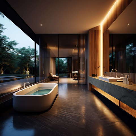 图片[47]-全球设计案例智能库_OJBKAI.COM现代家装卫生间带浴缸Midjourney灵感图库-_设计智库－全球设计案例智能库_OJBKAI.COM-全球设计案例智能库_OJBKAI.COM设计智库