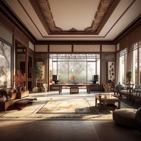 图片[28]-全球设计案例智能库_OJBKAI.COM住宅中式客厅Midjourney灵感图库-_设计智库－全球设计案例智能库_OJBKAI.COM-全球设计案例智能库_OJBKAI.COM设计智库