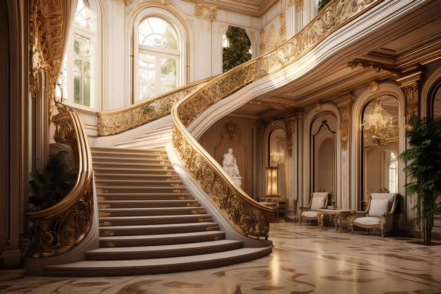 图片[29]-全球设计案例智能库_OJBKAI.COM别墅庄园新古典楼梯Midjourney灵感图库-_设计智库－全球设计案例智能库_OJBKAI.COM-全球设计案例智能库_OJBKAI.COM设计智库