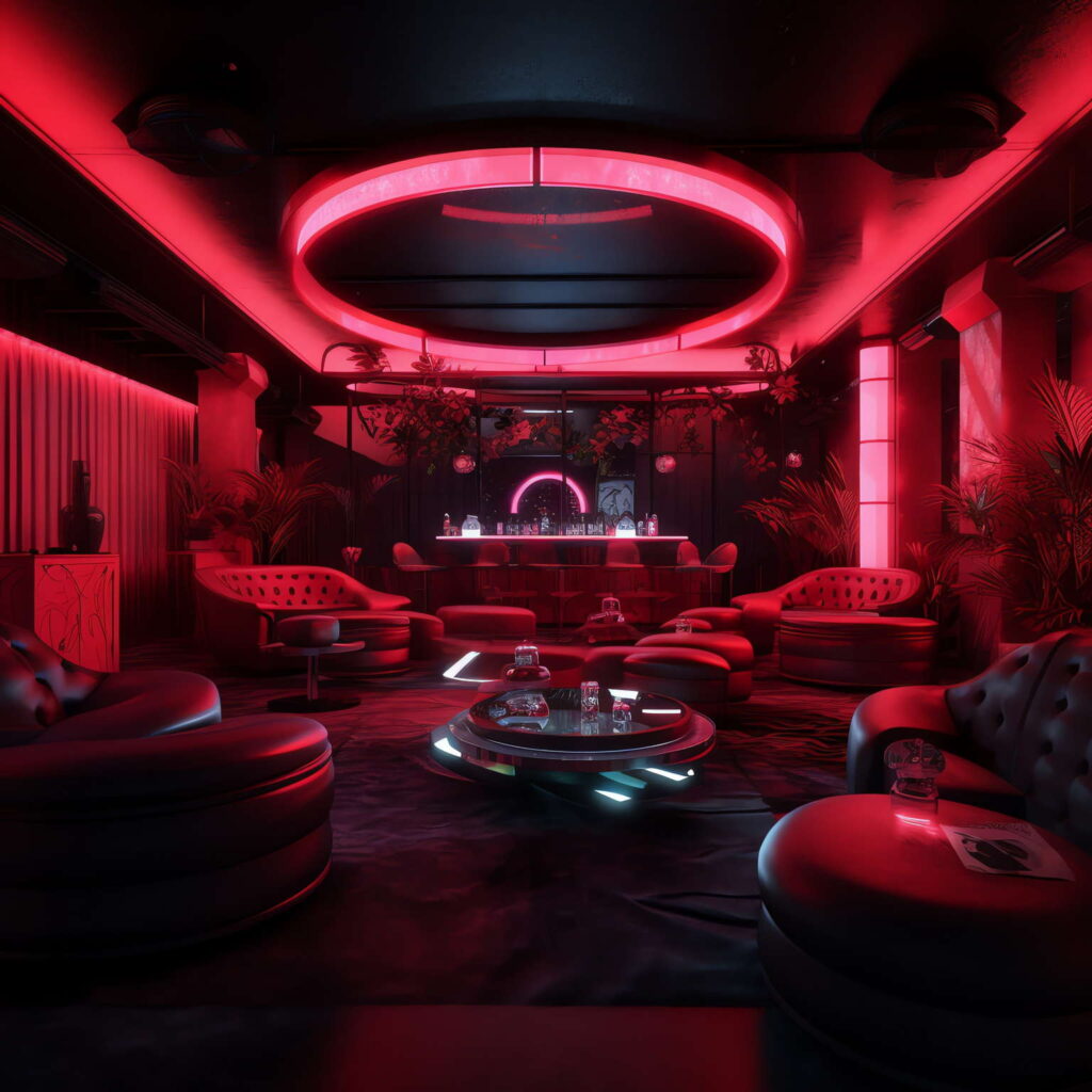 图片[42]-全球设计案例智能库_OJBKAI.COM赛博朋克风霓虹灯设计KTV酒吧_Midjourney灵感图库-_设计智库－全球设计案例智能库_OJBKAI.COM-全球设计案例智能库_OJBKAI.COM设计智库