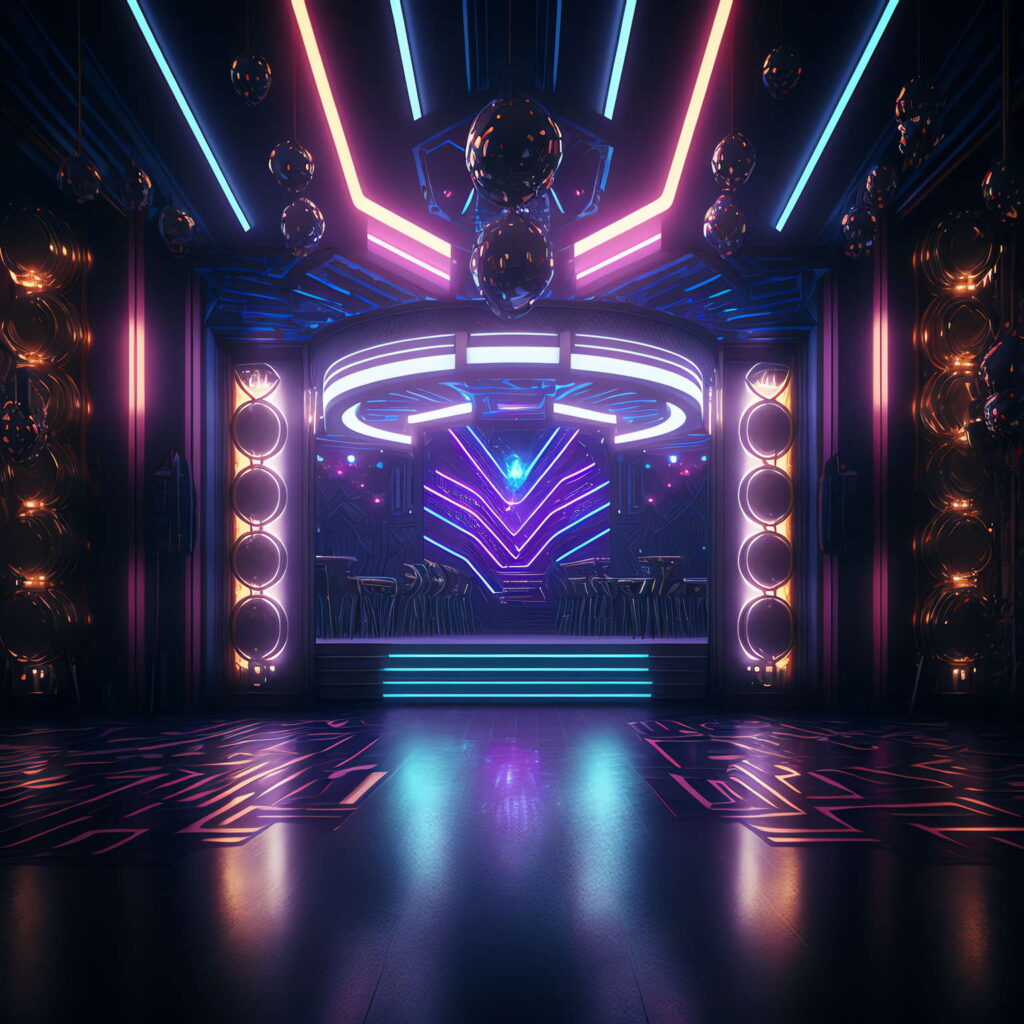 图片[42]-全球设计案例智能库_OJBKAI.COM赛博朋克风霓虹灯设计夜总会Midjourney灵感图库-_设计智库－全球设计案例智能库_OJBKAI.COM-全球设计案例智能库_OJBKAI.COM设计智库