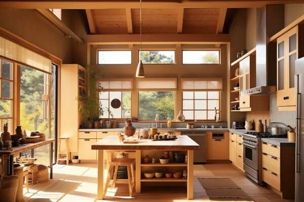 图片[52]-全球设计案例智能库_OJBKAI.COM原木开放厨房中岛吧台_Midjourney灵感图库220P-全球设计案例智能库_OJBKAI.COM设计智库