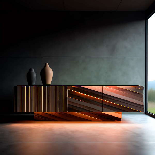 现代边柜Midjourney灵感图库-_设计智库－全球设计案例智能库_OJBKAI.COM-全球设计案例智能库_OJBKAI.COM设计智库