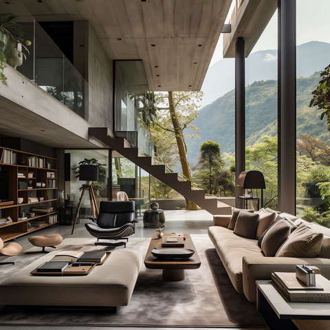 图片[41]-全球设计案例智能库_OJBKAI.COM现代挑高客厅_Midjourney灵感图库673p-全球设计案例智能库_OJBKAI.COM设计智库