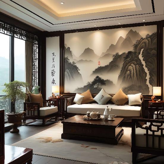 图片[10]-全球设计案例智能库_OJBKAI.COM别墅中式客厅Midjourney灵感图库-_设计智库－全球设计案例智能库_OJBKAI.COM-全球设计案例智能库_OJBKAI.COM设计智库