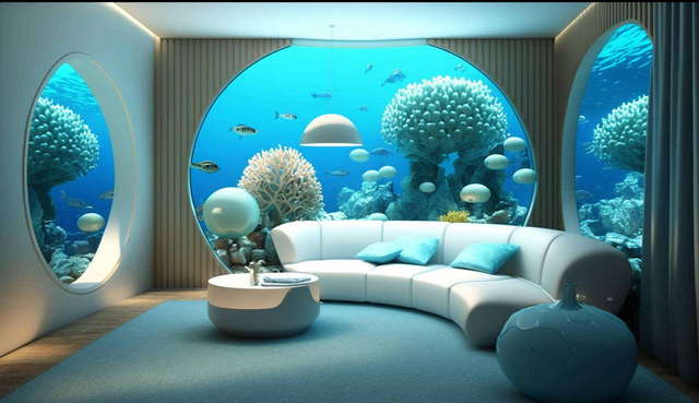 图片[45]-全球设计案例智能库_OJBKAI.COM海洋主题风格（旅行主题为马尔代夫度假村）Midjourney灵感图库-_设计智库－全球设计案例智能库_OJBKAI.COM-全球设计案例智能库_OJBKAI.COM设计智库