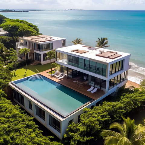 现代海景别墅Midjourney灵感图库-_设计智库－全球设计案例智能库_OJBKAI.COM-全球设计案例智能库_OJBKAI.COM设计智库