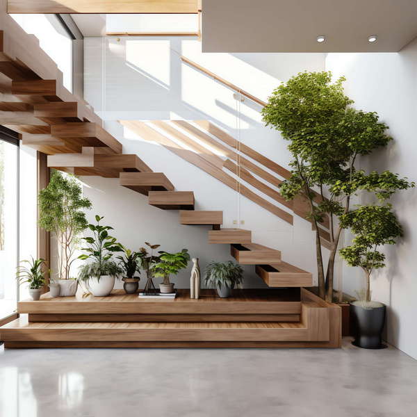 极简风格楼梯Midjourney灵感图库-_设计智库－全球设计案例智能库_OJBKAI.COM-全球设计案例智能库_OJBKAI.COM设计智库