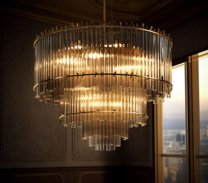 轻奢吊灯Midjourney灵感图库-_设计智库－全球设计案例智能库_OJBKAI.COM-全球设计案例智能库_OJBKAI.COM设计智库