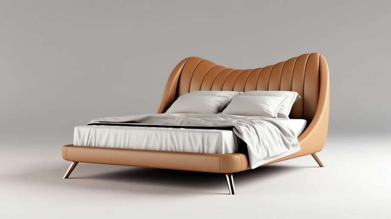 现代时尚床_Midjourney灵感图库-_设计智库－全球设计案例智能库_OJBKAI.COM-全球设计案例智能库_OJBKAI.COM设计智库
