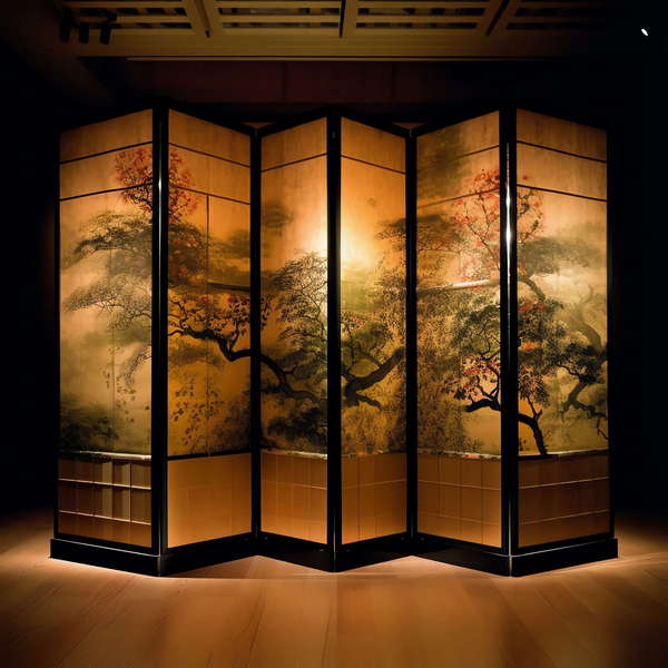 古典中式屏风Midjourney灵感图库-_设计智库－全球设计案例智能库_OJBKAI.COM-全球设计案例智能库_OJBKAI.COM设计智库