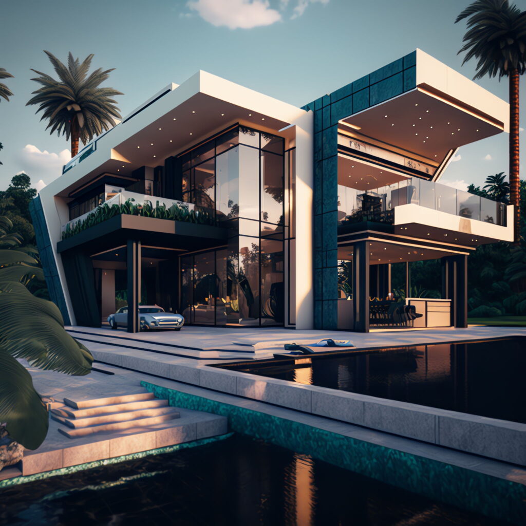 图片[3]-全球设计案例智能库_OJBKAI.COM独栋泳池别墅Midjourney灵感图库-_设计智库－全球设计案例智能库_OJBKAI.COM-全球设计案例智能库_OJBKAI.COM设计智库