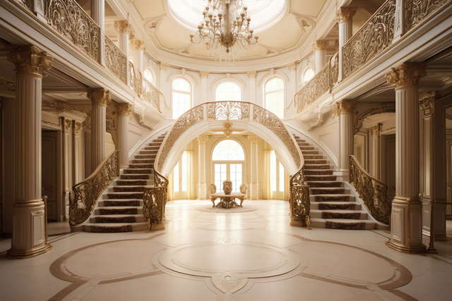 图片[25]-全球设计案例智能库_OJBKAI.COM新古典别墅楼梯Midjourney灵感图库-_设计智库－全球设计案例智能库_OJBKAI.COM-全球设计案例智能库_OJBKAI.COM设计智库