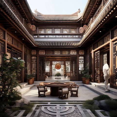 图片[20]-全球设计案例智能库_OJBKAI.COM中式四合院Midjourney灵感图库-_设计智库－全球设计案例智能库_OJBKAI.COM-全球设计案例智能库_OJBKAI.COM设计智库