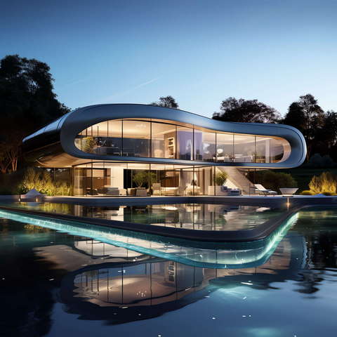 图片[28]-全球设计案例智能库_OJBKAI.COM别墅建筑外观Midjourney灵感图库-_设计智库－全球设计案例智能库_OJBKAI.COM-全球设计案例智能库_OJBKAI.COM设计智库