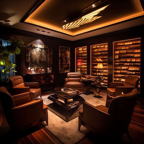 雪茄吧Midjourney灵感图库-_设计智库－全球设计案例智能库_OJBKAI.COM-全球设计案例智能库_OJBKAI.COM设计智库