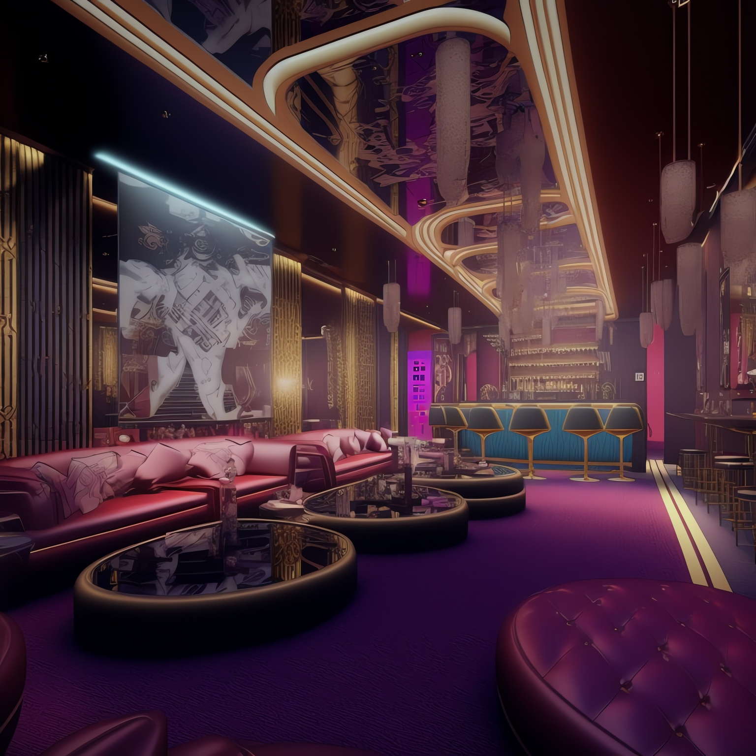 酒吧设计Midjourney灵感图库-_设计智库－全球设计案例智能库_OJBKAI.COM-全球设计案例智能库_OJBKAI.COM设计智库