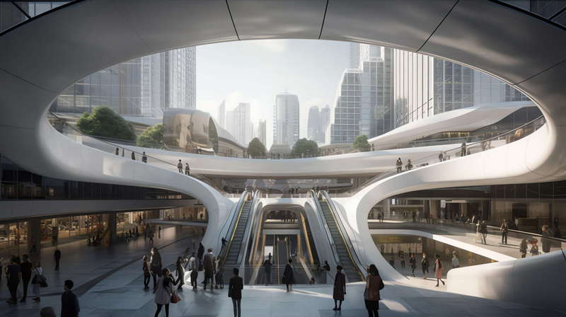 图片[27]-全球设计案例智能库_OJBKAI.COM现代科幻风商场_Midjourney灵感图库-_设计智库－全球设计案例智能库_OJBKAI.COM-全球设计案例智能库_OJBKAI.COM设计智库