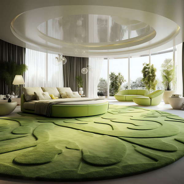 长方形地毯Midjourney灵感图库-_设计智库－全球设计案例智能库_OJBKAI.COM-全球设计案例智能库_OJBKAI.COM设计智库