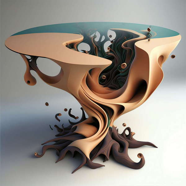 茶几Midjourney灵感图库-_设计智库－全球设计案例智能库_OJBKAI.COM-全球设计案例智能库_OJBKAI.COM设计智库